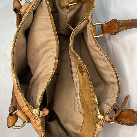 J Crew Tan Leather Handbag - Picture 6 of 10